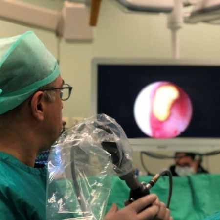 Tán sỏi bằng laser